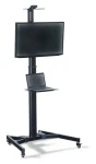 Digitus Podlahový stojan na TV / Stojan na TV / VESA 600x400 mm / 37-70" / nosnosť 50 kg / výškovo nastaviteľný (DA-90370)