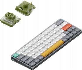 Nuphy - Air60 V2 Wireless Mechanical Keyboard - Bezdrôtová Klawiatura Mechaniczna Slim Lunar Gray Moss