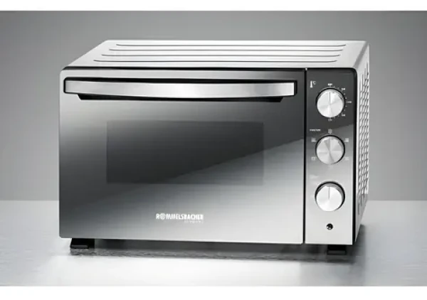Rommelsbacher Bgs 1500 strieborná / Rúra na pečenie a grilovacia rúra / 1500 W / 3 spôsoby ohrevu / časovač 120 min (BGS 1500)