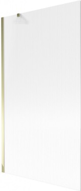 MEXEN/S - Next vaňová zástena FIX 100 x 150, prúžky, zlatá 895-100-000-00-09-50