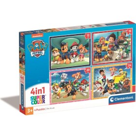 Clementoni Puzzle 4 v 1 Tlapková patrola spoločne