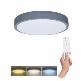 Solight WO8001 LED osvetlenie s diaľkovým ovládačom Grey / 48W / 3360lm / priemer 38cm (8592718036911)