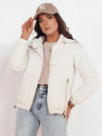 Dámska prechodná prešívaná bunda ZERNI white FashionStreet TY4176 S