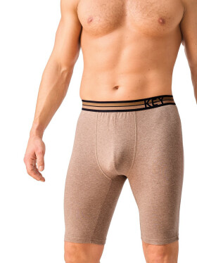 Boxerky Key MXU B26 265 M–2XL Hnědá XL