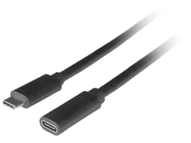 Lanberg CA-USBE-20CC-0005-BK čierna / Kábel USB-C / USB-C (M) - USB-C (M) / 0,5 m (CA-USBE-20CC-0005-BK)