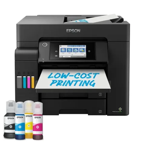 Epson EcoTank ET-5805 čierna / Ink. multifunkcie / A4 / 25 ppm / 4800x2400 dpi / tlač sken. kop. fax / Wi-Fi LAN (C11CJ30405)