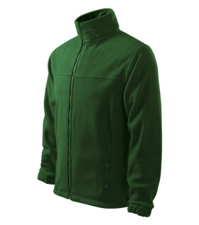 Pánska fleecová bunda bottle green L
