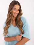 Jumper MI SW 2103.07 svetlo modrý jedna velikost