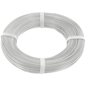 Econ connect KZL2X008WS100 opletenie / lanko 2 x 0.08 mm² biela 100 m; KZL2X008WS100