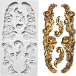 Silikónová formička ornamenty 25x12,5 cm - Cakesicq - Cakesicq