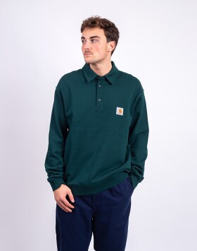 Carhartt WIP Polo Sweat Dark Fir M