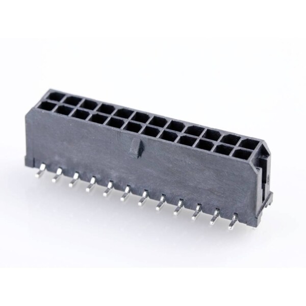Molex vstavaná pinová lišta (štandardná) Počet pólov 24 Raster (rozteč): 3.00 mm 430452416 1 ks Tape on Full reel; 430452416