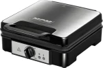 MpM MGO-36M strieborná / Vaflovač / 1200 W / 4 vafle / nastaviteľný termostat (MGO-36M)