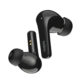 Belkin SOUNDFORM Flow čierna / Bezdrôtové slúchadlá do uší / Bluetooth / potlačenie hluku (AUC006BTBK)