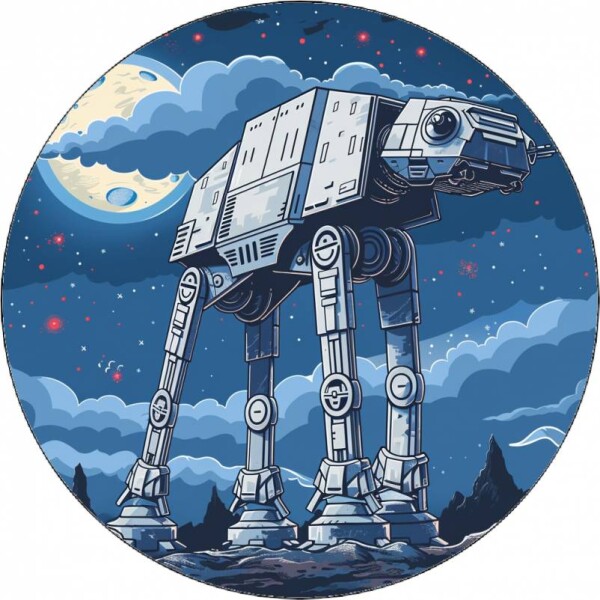 Jedlý papír Star Wars AT-AT Walker ve tmě 19,5 cm - Pictu Hap - Pictu Hap