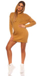 Sexy KouCla XXL knit minidress with hoodie Einheitsgroesse