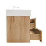 Kúpeľňová skrinka s umývadlom SAT B-Way 119x50x45 cm dub mat BWAY2120OAKU2BB BWAY2120OAKU2BB