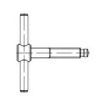 TOOLCRAFT 137848 kolíková skrutka M10 60 mm DIN 6304 ocel leštené 1 ks; 137848