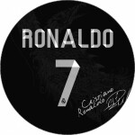 Jedlý papier Cristiano Ronaldo podpis 19,5 cm - Pictu Hap - Pictu Hap