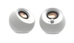 Creative Pebble V3 biela / reproduktory / 2.0 / USB / Bluetooth / 3.5mm jack / 8W (51MF1700AA002)
