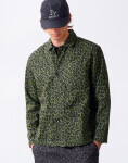 Service Works Patterned Easy Chef Shirt Green Leopard M