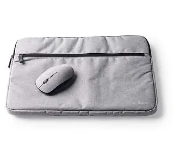 Nedis Puzdro na notebook s myšou 15-16" šedá / Puzdro na notebook / Myš 1600 dpi / Polyester 210D (NBSM15100GY)
