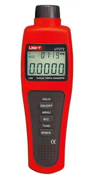 UNI-T UT372 / Bezkontaktný otáčkomer / 10-99 999 ot./min / laser / LCD displej (UT372)