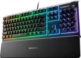 SteelSeries SteelSeries Apex 3 Klaviatūra žaidimams, Nordic išdėstymas, su laidu, Juodas