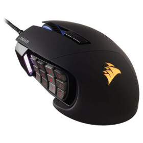 Corsair SCIMITAR RGB ELITE čierna Herná optická myš 18000DPI 17 tlačidiel USB-A 1.8 (CH-9304211-EU)