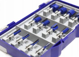 Tivoly Groove cutters set, 5-25mm, 8mm shank, 12 pcs