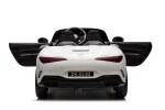 Mamido Mamido Elektrické autíčko Mercedes AMG SL63 4x200W 24V biele EVA, ECO koža