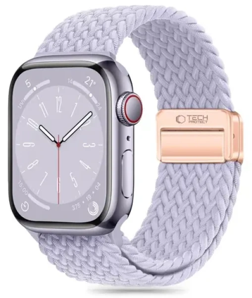 Tech-Protect Nylonmag pre Apple Watch 38/40/41 mm fialová / Remienok pre Apple Watch / Nylon, magnetické zapínanie