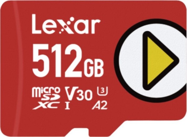 Lexar Lexar PLAY | 512 GB | microSDXC | Flash memory class 30