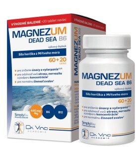 MAGNEZUM Dead sea da vinci 60 + 20 zadarmo 80 tabliet