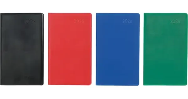 Herlitz Vreckový diár Folie 2026 / Diár / 9,5 × 15,8 cm (300014205)