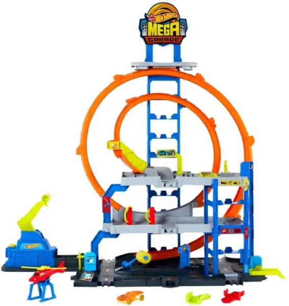 HOT WHEELS Mega garáž Dvojitá slučka