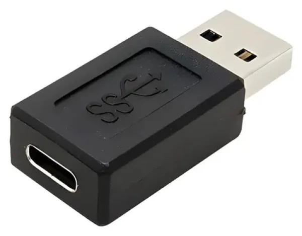 Goobay USB-A - USB-C čierna / Redukcia / USB 3.0 A (M) na USB-C (F) (45400)