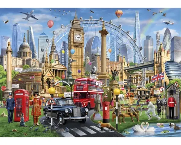 GIBSONS Puzzle Volanie Londýna