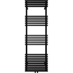 CERANO - Kúpeľňový radiátor Luigi - stredové pripojenie 50mm/bočné - 713W - čierna matná - 1600x500 mm CER-429688