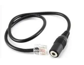 Well Mairdi MRD-QD172 čierna / Redukcia / RJ9 na 3,5 mm jack / 0,8 m / pre telefóny Yealink (10000218)