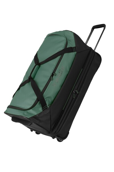 Cestovná taška na kolieskach Travelite Basics Wheeled Duffle exp. Black/green