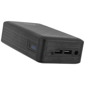 XTPower XT-27000 DC powerbanka 26800 mAh Li-Ion akumulátor USB, DC zásuvka jack 3,5 mm čierna; 249660