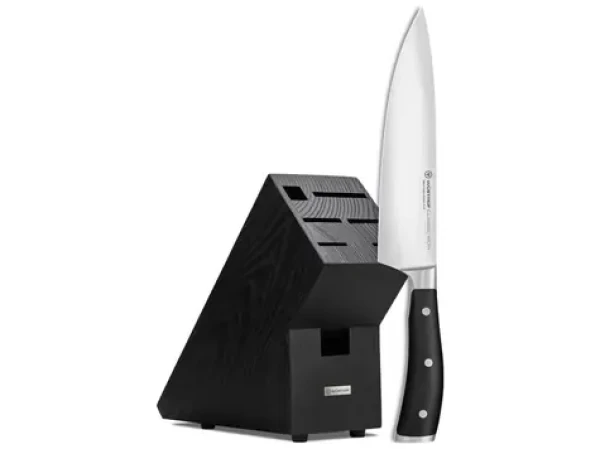 Wüsthof Kuchársky nôž CLASSIC IKON 20 cm s blokom z bukového dreva na 5 nožov čierna (1090370102)
