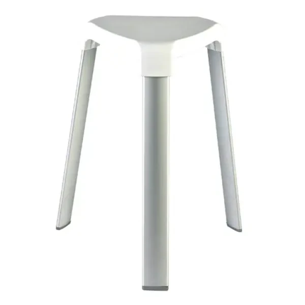 MSV SAFE sedátko do sprchy bielej / hliník / 45 cm / do 120 kg