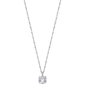 Lotus Silver Elegantný strieborný náhrdelník s kryštálmi Swarovski LP2005-1 / 1 (retiazka, prívesok)