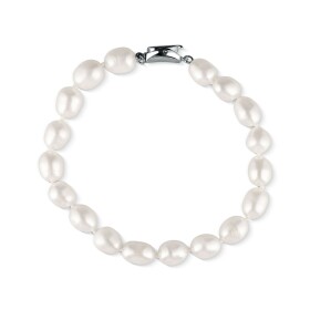 JwL Luxury Pearls Nežný náramok z pravých ryžových perál JL0865