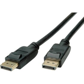 Roline DisplayPort prepojovací kábel Konektor DisplayPort, Konektor DisplayPort 1.00 m čierna 11.04.5810 tienený Kábel DisplayPort; 11.04.5810