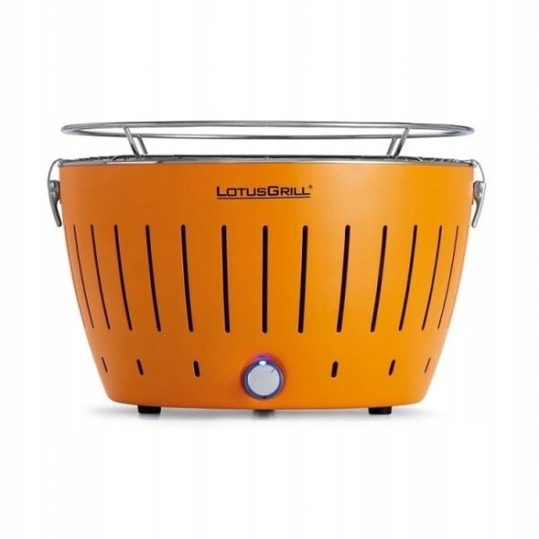 LotusGrill Grill záhradný na drevené uhlie Standard 32 cm x 32 cm Oranžový