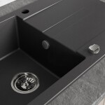 Kuchinox - SHIRE granitový drez 1-kom s odkvapkávačom SBS_711Y