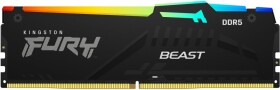 Kingston Fury Beast RGB, DDR5, 32 GB, 6400MHz, CL32 (KF564C32BBA-32)
